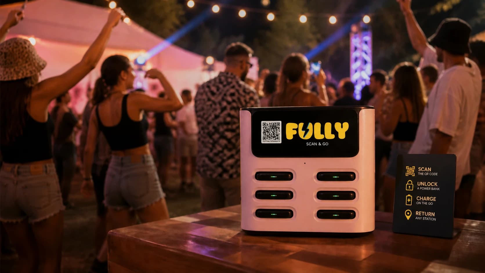 Fully station in a for events setting