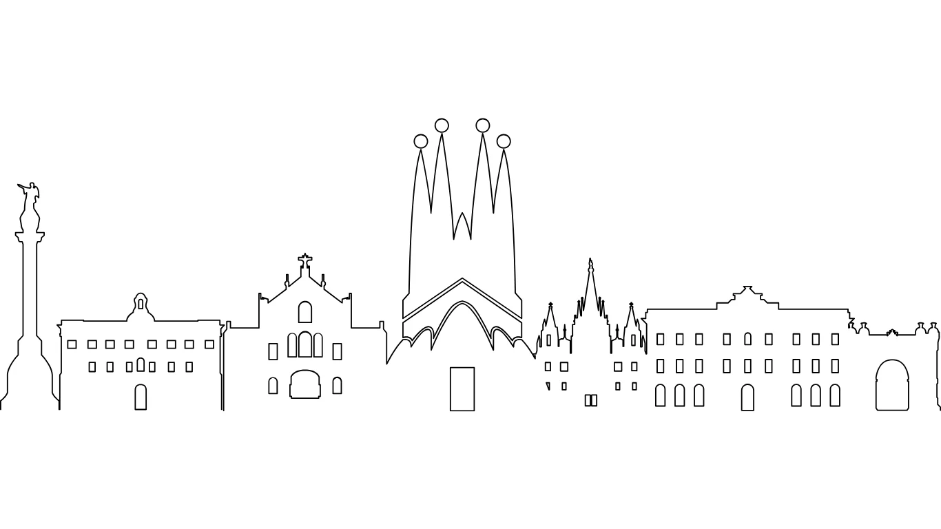 Barcelona skyline